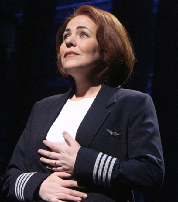 Cpt Beverley Bass in Come From Away, Phoenix Theatre, London cast 2019/20.